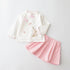 Girls Spring and Autumn Two-Piece Set