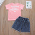 Girls' Sports Shorts Summer Suit
