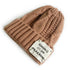 Cloth label knitted wool hat 14.96-18.11 inches