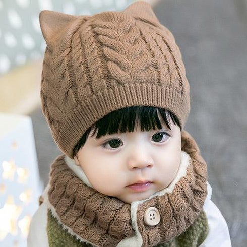 Baby Fall/Winter Warm Hat Circumference 17.3-20.5 inch. (44-52 cm)