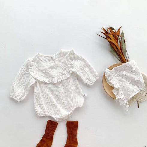 Foreign style bubble sleeve lotus collar fart jacket