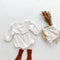 Foreign style bubble sleeve lotus collar fart jacket