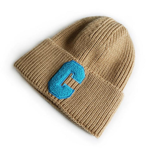 Letter C Wool Beanie