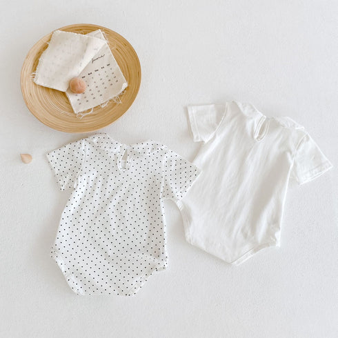 Dot Dot Doll Collar Jumpsuit Climbing Suit