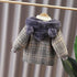 Winter baby with velvet wool hooded cotton-padded clothes