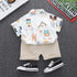 Boys summer suit two-piece set