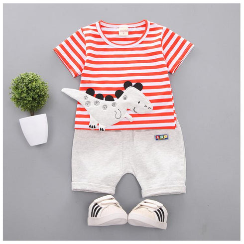 Boy's Dinosaur Short Sleeve Set