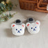 Baby boat socks spring and autumn bear children's anti-skid floor socks anti-heel newborn baby socks (two pairs)