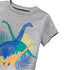 Summer boy dinosaur short sleeve suit