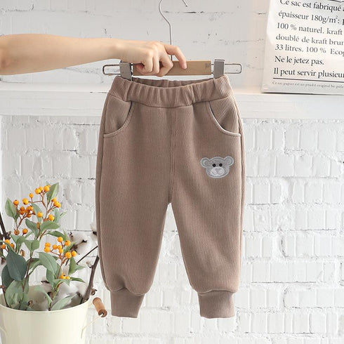 Winter Boys' Cashmere Pants Casual Sports Pants