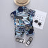 Summer children's short sleeve shirt set