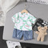 Summer children's short sleeve T-shirt set
