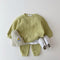 Spring and autumn baby children's clothing comfortable leisure knitted suit