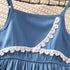 Girls Summer Suspender Lace Dress