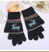 Fawn plus velvet padded cold-proof warm riding gloves
