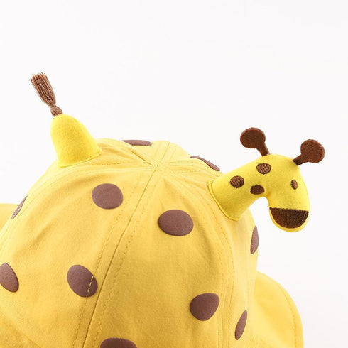 Children's Hat Cute Fawn Cartoon Baby Pot Hat Sunshade Hat Circumference 19.7inch