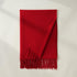 Solid color medium and long warm scarf tassel scarf