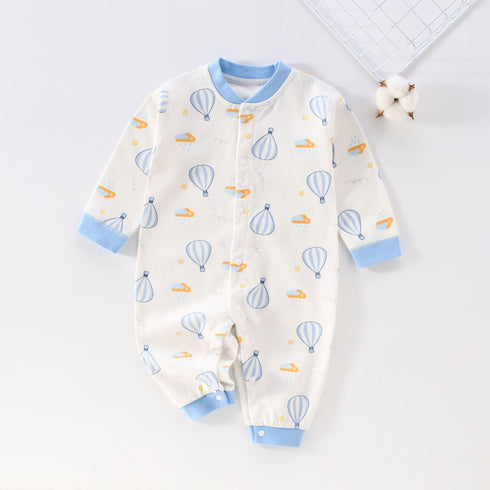 Children's long sleeve cotton jumpsuit
