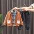 Boys spring and autumn suit cardigan set of three