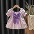 Baby Girl Short Sleeve Princess Dress Girl Floral Dress Summer New