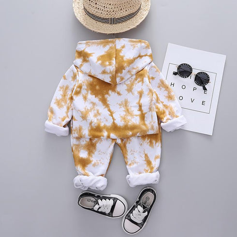 Children's Hooded Set Spring and Autumn Two-Piece Set