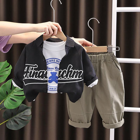 Boys suit three-piece set