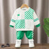 Boy's Spring and Autumn Wear Suit Two-Piece Set