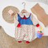Autumn Baby Girl Flower Ha Clothes Outside Suit Jumpsuit
