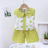 Girl's vest T-shirt two-piece suit