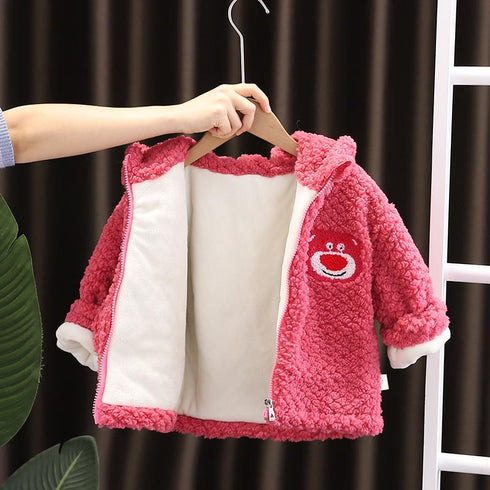 Winter girls thick coat