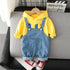 Spring and Autumn Children's Leisure Straps Two-Piece Set