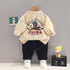 Boys spring and autumn casual cardigan set of three