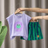 Camisole Suit Vest Thin Children Sleeveless Two Piece Set