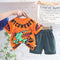 Boys summer short sleeve t-shirt two-piece set