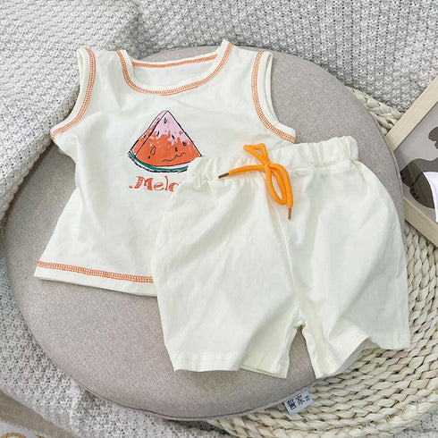 Children's Summer Vest Shorts Baby Fashion Suit