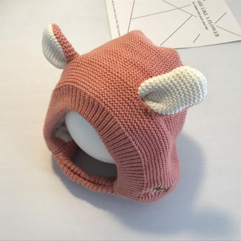 Autumn and winter children's wool cap plus velvet warm cap 18.8 inches