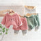 Children's Cashmere Set Warm Winter Dress Two-Piece Set