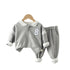 Spring and autumn boys long sleeve suit men's two-piece set