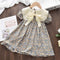 Summer Girl's Doll Neck Dress Princess Dress