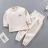 Baby's Three-Layer Cotton Underwear Set Thickened Autumn Jacks Thermal Underwear Set