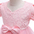 Children's Bubble Sleeve Mesh Dress Skirt