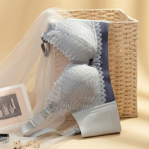 Lactation-feeding bra lace underwear