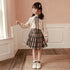 Girls Fall Pleated Skirt Set