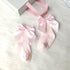 Children's Big Bow Medium Socks Fall/Winter Big Bow Baby Socks Solid Color Medium Non-slip Floor Socks