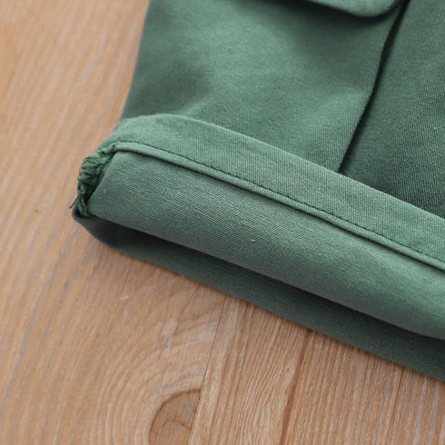 Summer children's suit short sleeve T-shirt shorts two-piece set