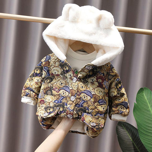 Winter cotton padded short coat