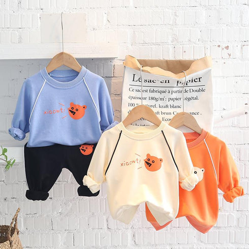 Boys spring and autumn suit two-piece set