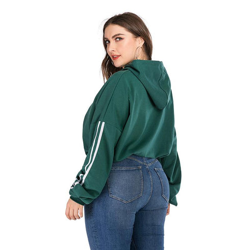 Fall/winter large size sweater hoodie