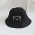 Baby Fisherman's Hat Bear Embroidered Sun Hat. Circumference 19 in. (48 cm)