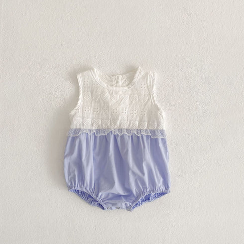 Cotton Hollow Sleeveless Lace Splicing Bag Fart Haha Jacket Climbing Clothing